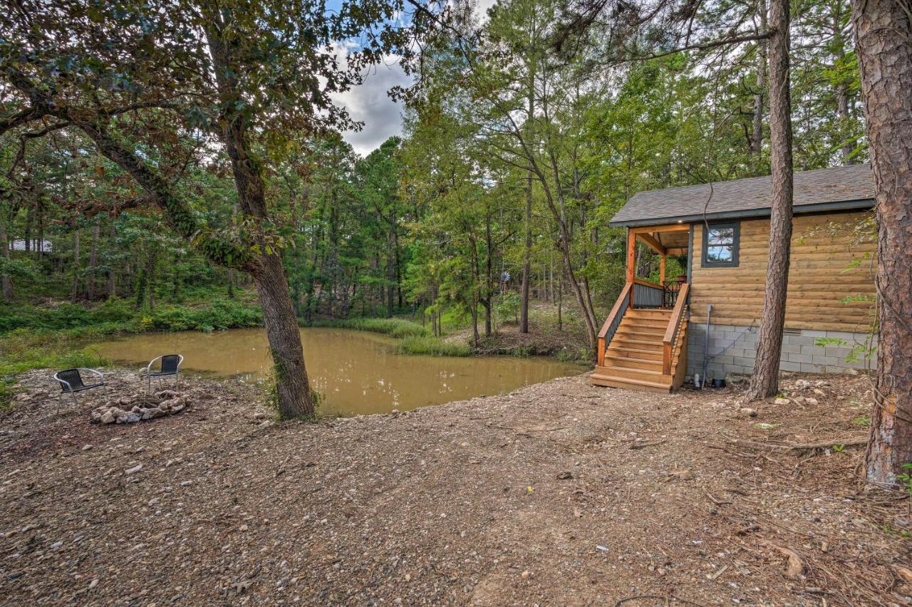 Romantic Broken Bow Cabin With Jacuzzi And Fire Pit! エクステリア 写真